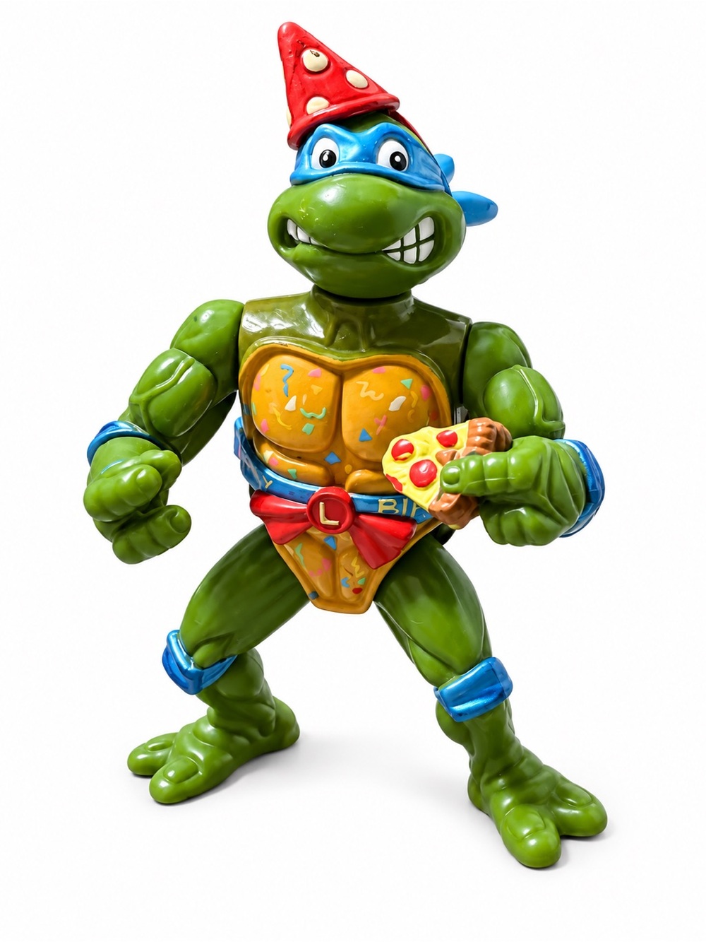 Bodacious Birthday Leo(1992) Ninja Turtles Playmates Toys Action Figure